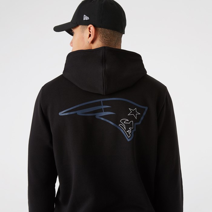 New England Patriots Logo Outline Miesten Hupparit Mustat - New Era Vaatteet Tukkukauppa FI-794302